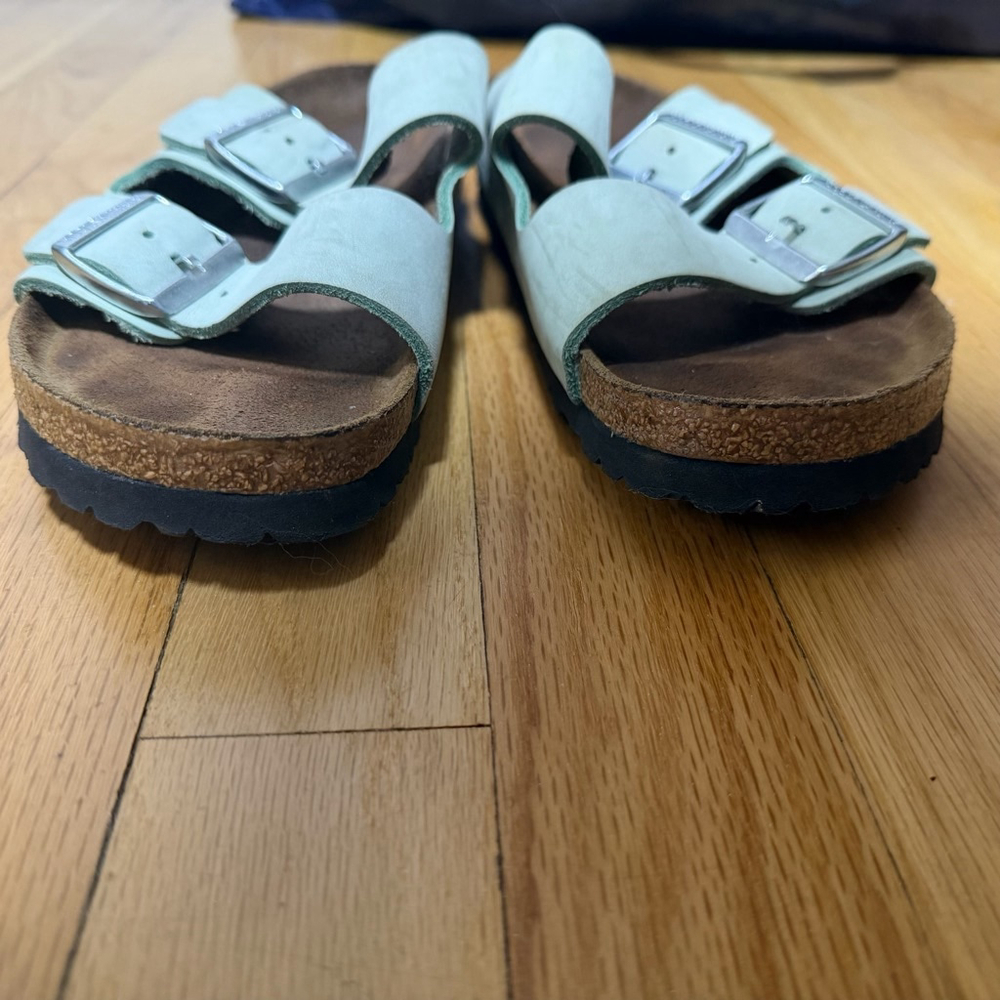 Women's Birkenstock Light Green Arizona Sandals 40/260 SKU680 - Picture 4 of 7